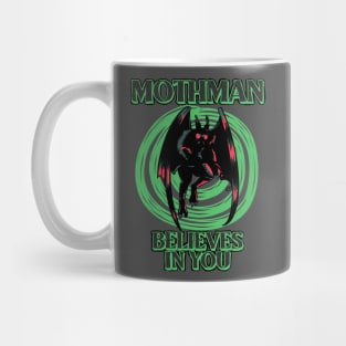 Mothman Believes in You Mug